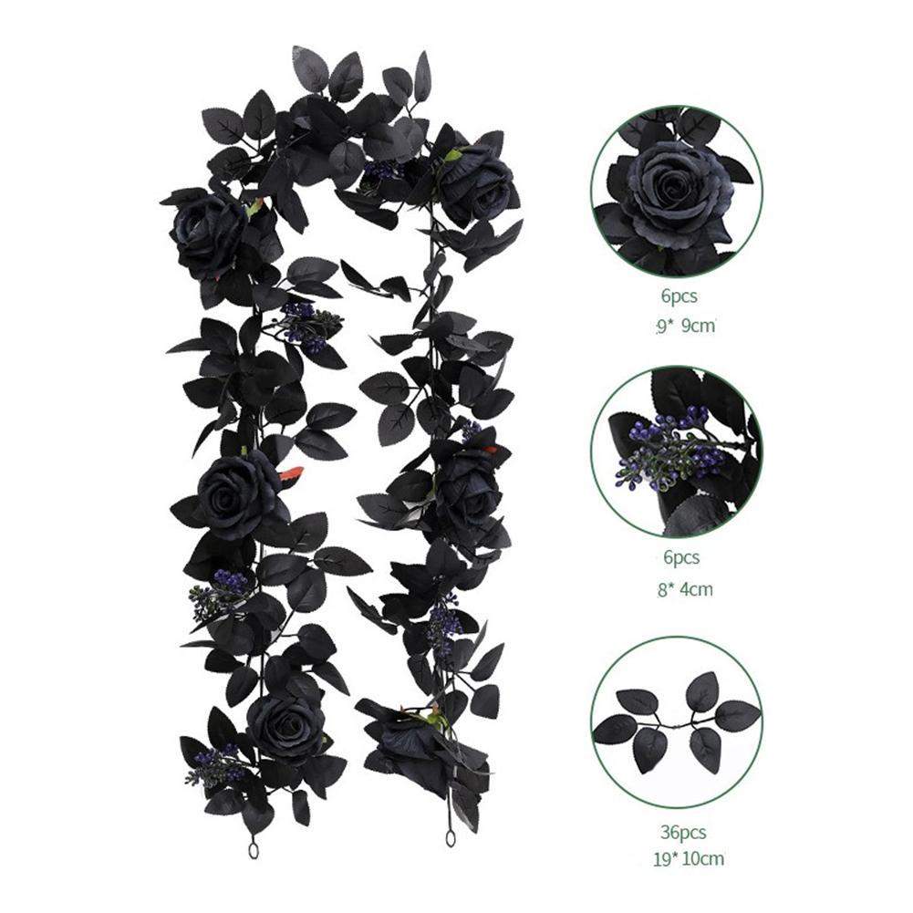 For Home Halloween Decoration Artificial Flowers Halloween Period Realistic And Natural Look Versatile Decoration