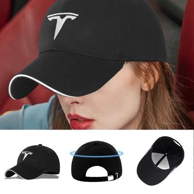 New Car Baseball Cap Fashion Outdoor Sport Cotton Sunblock Hat for Tesla Model 3 Model S X Model Y Roadster SpaceX Accessorie
