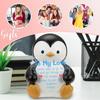 Cute Penguin Heart-hugging Figurine Micro-landscape Decorative Item