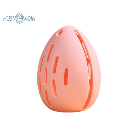 

Силиконовый чехол для хранения яиц Beauty, компактный портативный пылезащитный дышащий чехол для хранения, держатель для макияжа розовый