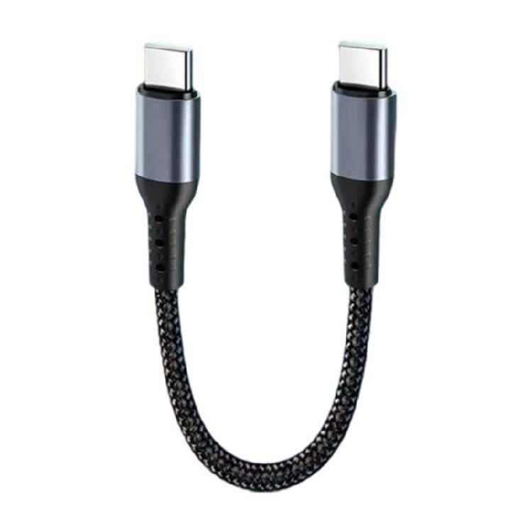

66 В Короткий Кабель для Данных Угловой USB на Type-C / Type-C на Type-C Кабель Быстрой Зарядки для Power Case Кабель для Передачи Данных