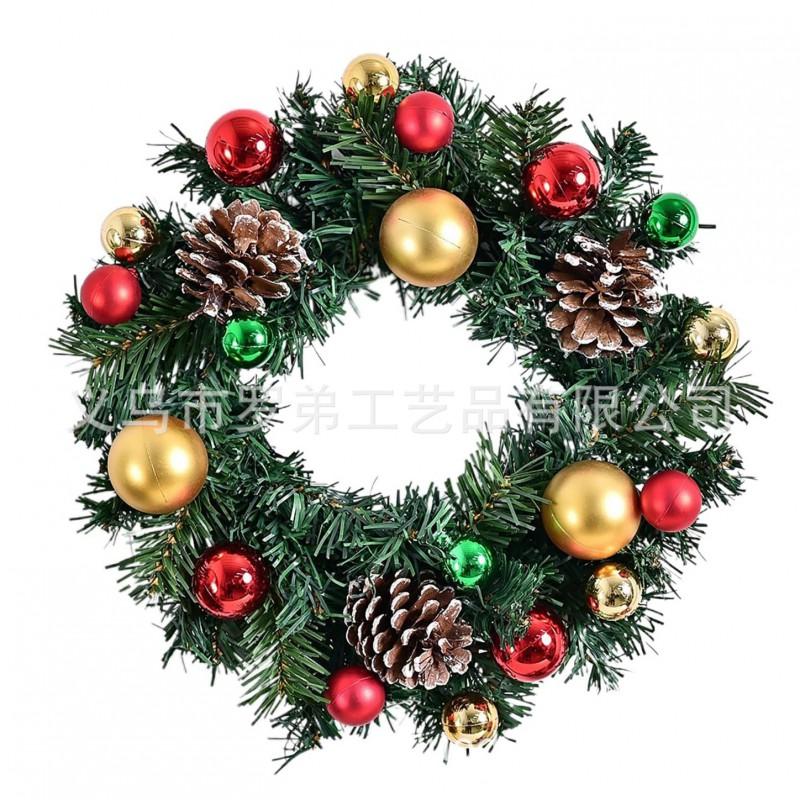Christmas Wreath Door Hanging Decor Home Mall Window Party Festive Simulation Ornament