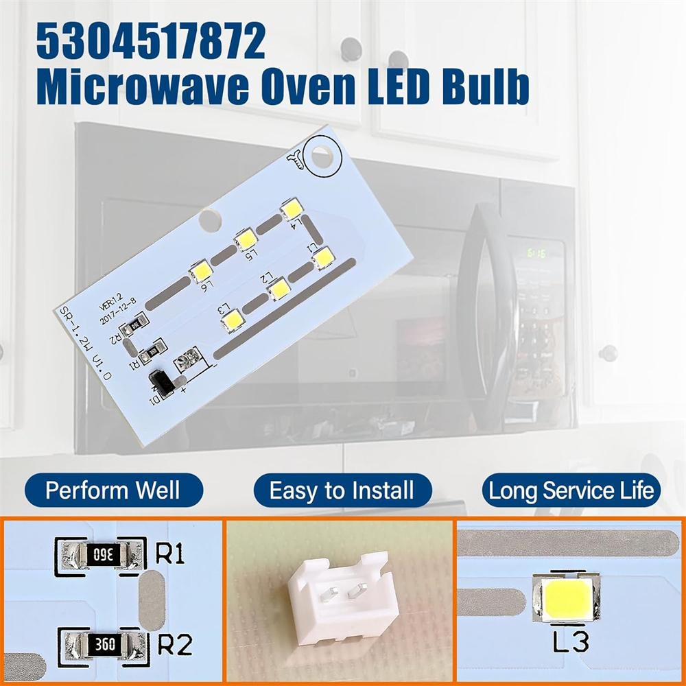 5304517872 Microwave LED Lamp For Frigidaire, IKEA, Electrolux