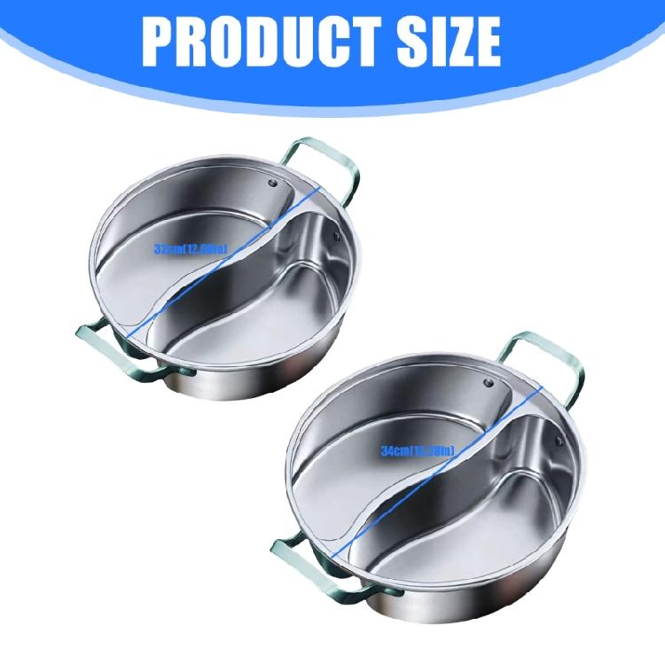 Sturdy 1 Piece Construction 316 Nonrust Steel Hot Pot With Two Handle Cooking Pot For Easy Handling And Serving