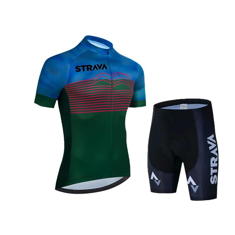 Mens Cycling Jersey Short Sleeve Compression Quick Dry Breathable Mountain Road Bike Apparel