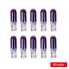 10 Pezzi W2W T5 12v 1.2w Lampada Alogena per Auto Luci Strumento Lampadina Cruscotto Blu/rosso/ambra/giallo Luce Interna Auto Car Styling