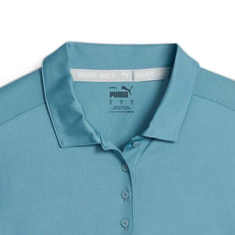 Puma Comfortable Sweat-Absorbing Breathable Simple Short Sleeve Polo Shirt Women Tops Dark-Blue 532989-22