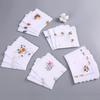 12Pcs 28x28cm Women's Printed Handkerchiefs Sweat Absorbent Thin Sweat Towel  Nostalgic