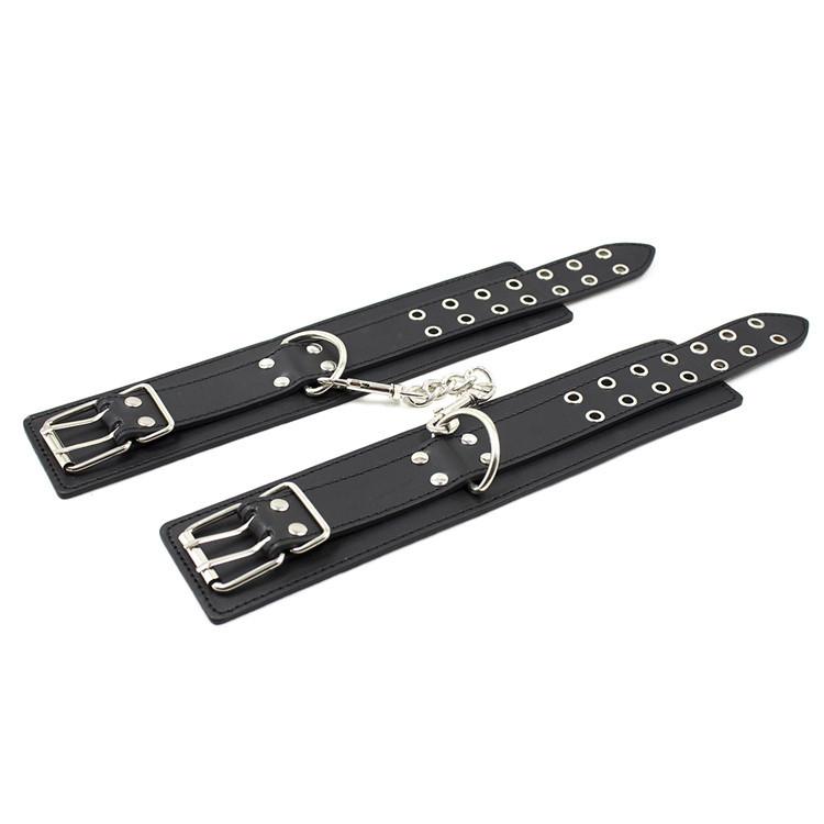 Bdsm Leather Bondage Slave Fetish Wrist Handcuffs Ankle Shackles Adjustable Restraint Sex Cuff Belt Sex Toys Exotic