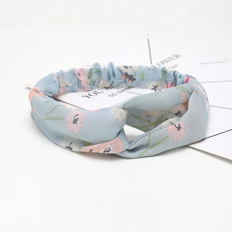 Fashion Bohemian Headband Print Hairbands For Women Girls Vintage Cross Knot Turban Bandanas Headwear Hair Accessories