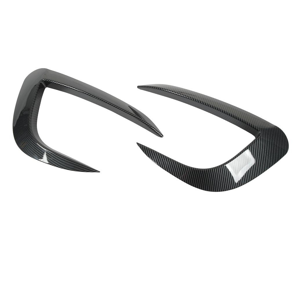 2 Pcs Front Fog Light Trim Cover Eyebrow Frame Bumper Spoiler Trim Replacement for 2020 to 2023