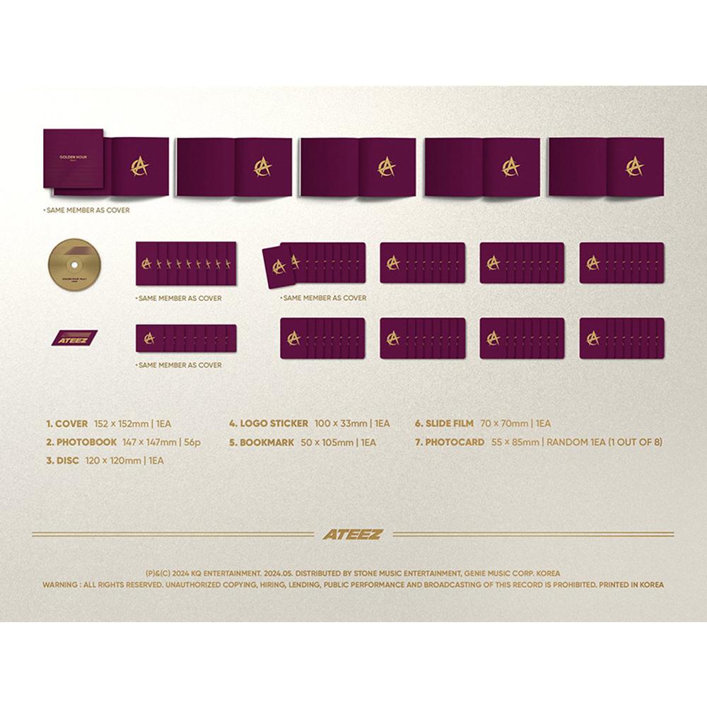 ATEEZ HEURE D'OR : Partie 1 (Digipack VER.)