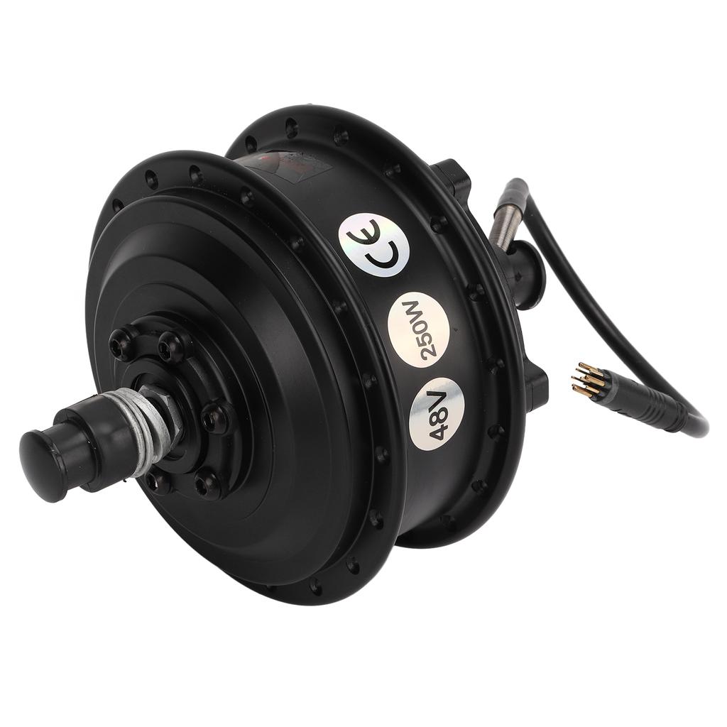 48V 250W Brushless Gear Hub Electric Bike Motor Kit Noiseless Operation Electric Bike Motor Set26in