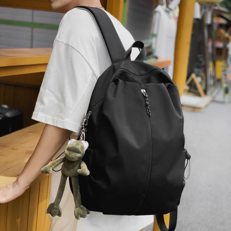 New Korean version simple couple schoolbag female junior high school student high school student college student travel backpack large capacity