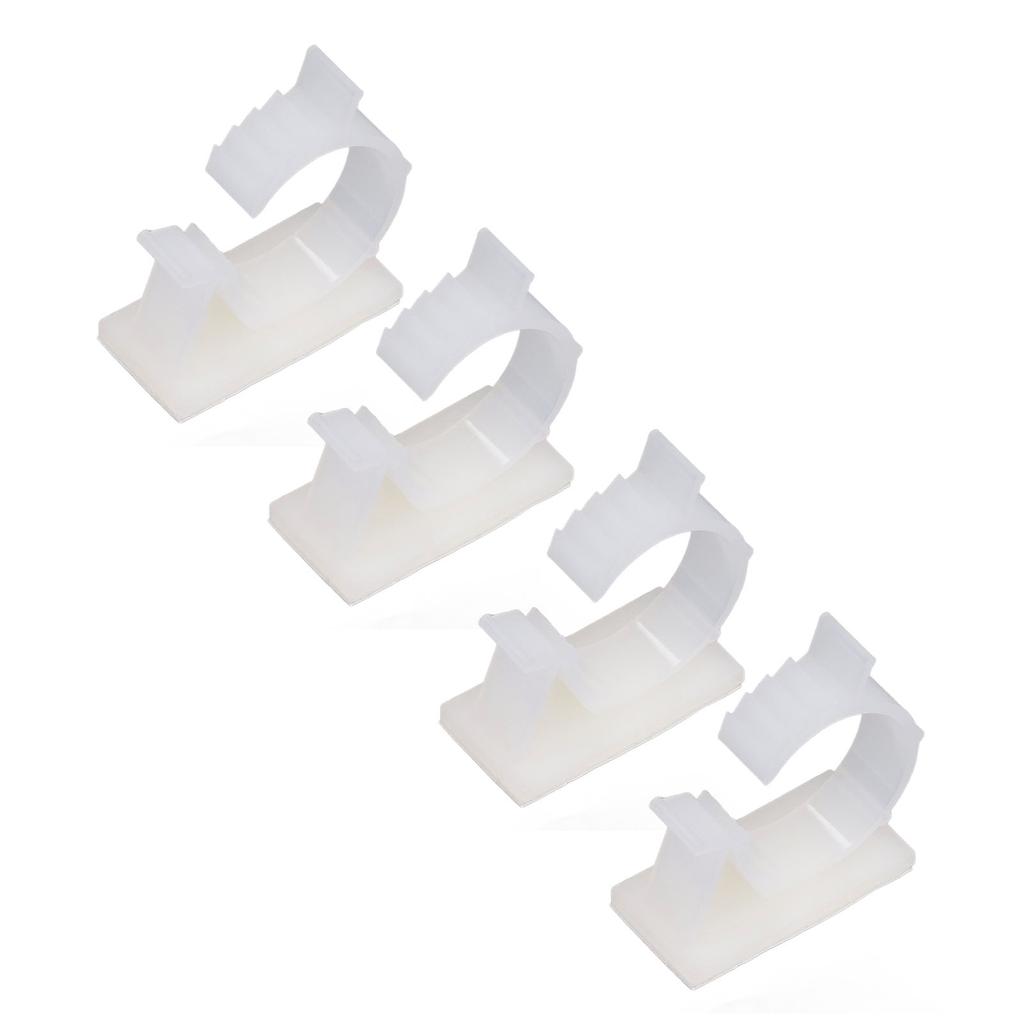100Pcs Cable Management Clip Adjustable Adhesive PA66 Nylon Cord Organizer for Home YX 1316