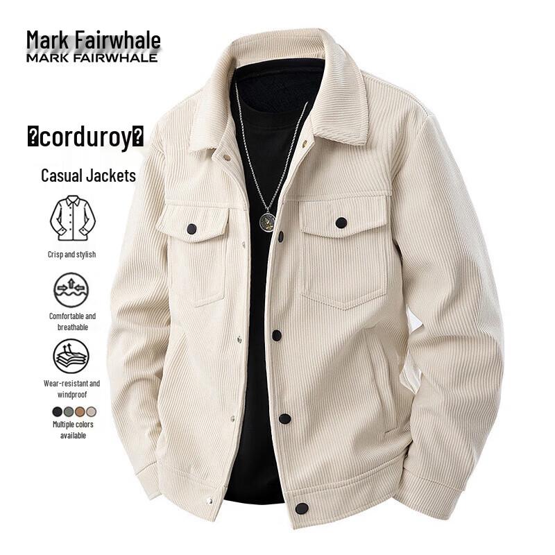 Mark Fairwhale Men's Corduroy Warm Jacket