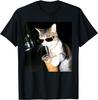 Cat Drinking Iced Coffee Funny Emoticon Pack Cat Lover Tshirt