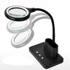 USB Charging 5 Times Zoom Magnifying Tool With Selectable Light Tone For Detailed Work Crafts Reading Elderly Artisans