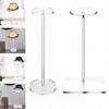 New 30cm Cap Display Stand Acrylic Transparent Wig Display Rack Hat Riser Bracket for Watch Display Hat Jewelry Shop