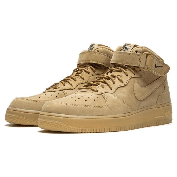 New Nike Air Force 1 Mid Flax 2016 715889-200