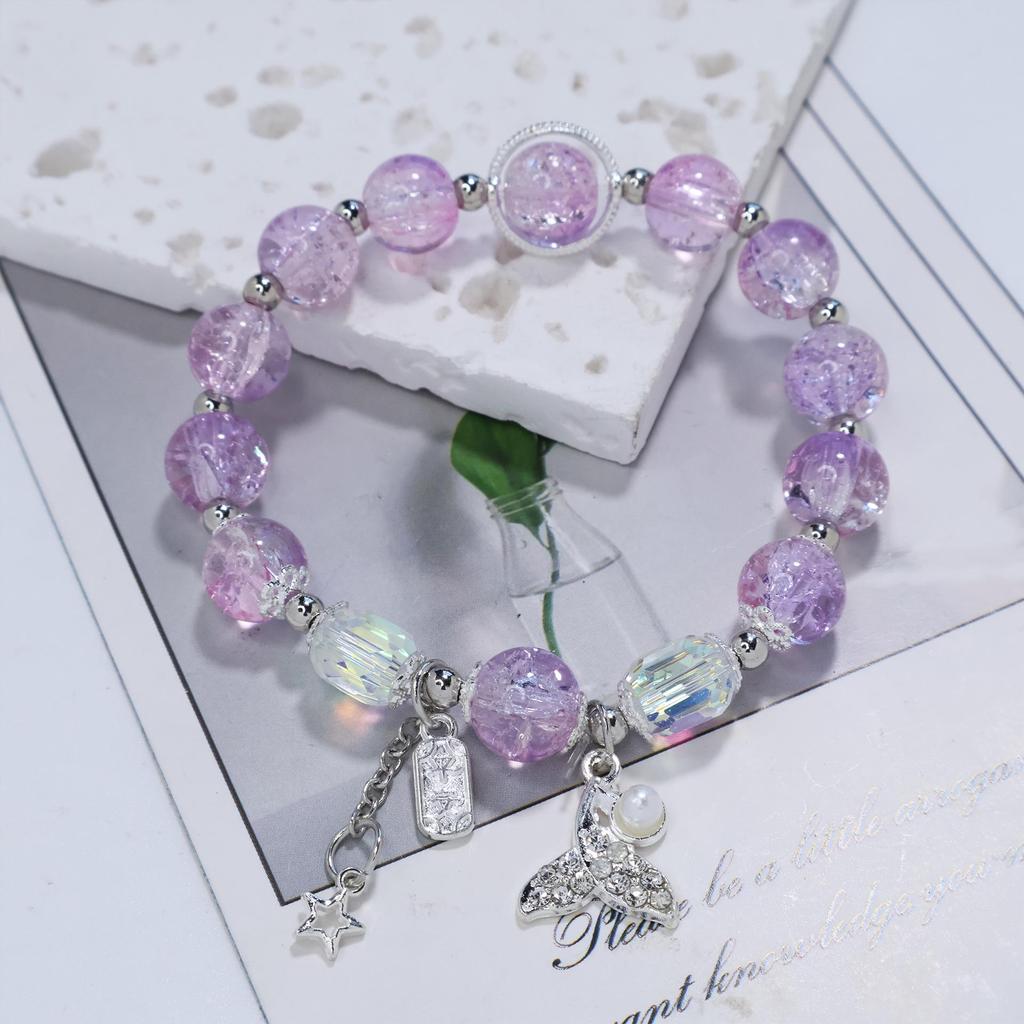 Mori Style Mermaid Crystal Bracelet – Versatile Niche Design for Women, Ideal for Students and Best Friends