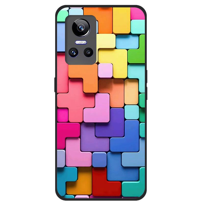 For Realme GT Neo 2 5G Case TPU Silicone Soft Cartoon Clear Case for Realme GT Neo 2 3 Neo3 Phone Cover Neo2T Transparent Coque