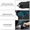 3 IN 1 Mini Electric Screwdriver Brushless Cordless Impact Drill 25+3 Torque Wireless Power Driver With 1/2pcs Li-Ion Battery