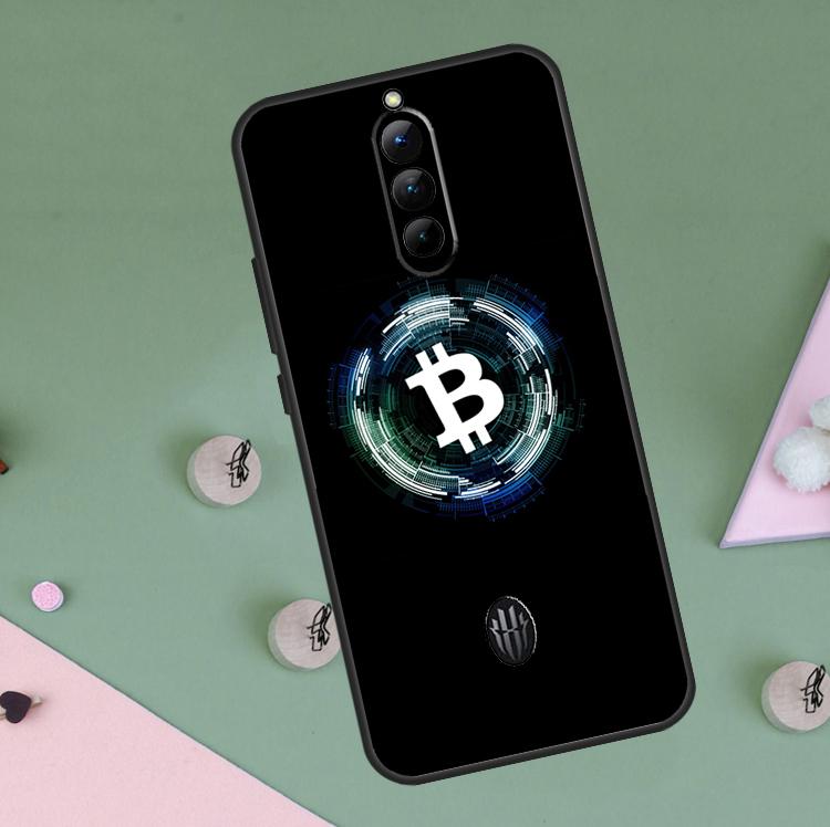 Bitcoin Case For Red Magic 10 9 8 Pro Plus 6 6S 7S 7 Pro 5G 6R RedMagic 10S 8S 9S Pro Plus Cover