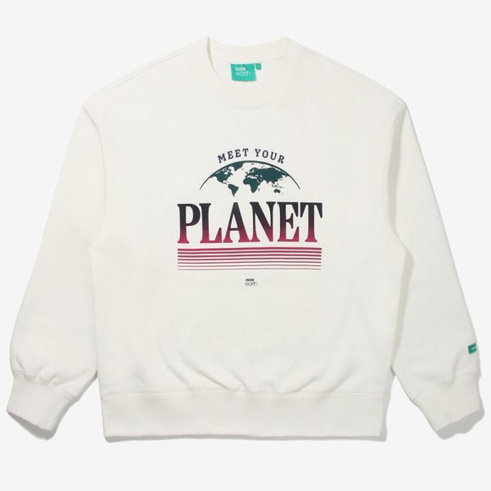 Bbc Earth Planet Sweatshirt White 110