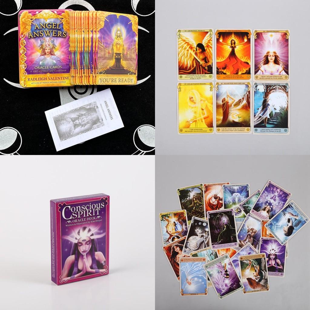 Mystical Shaman Oracle Cards Intuitive Reading Divination Compact Children Toy