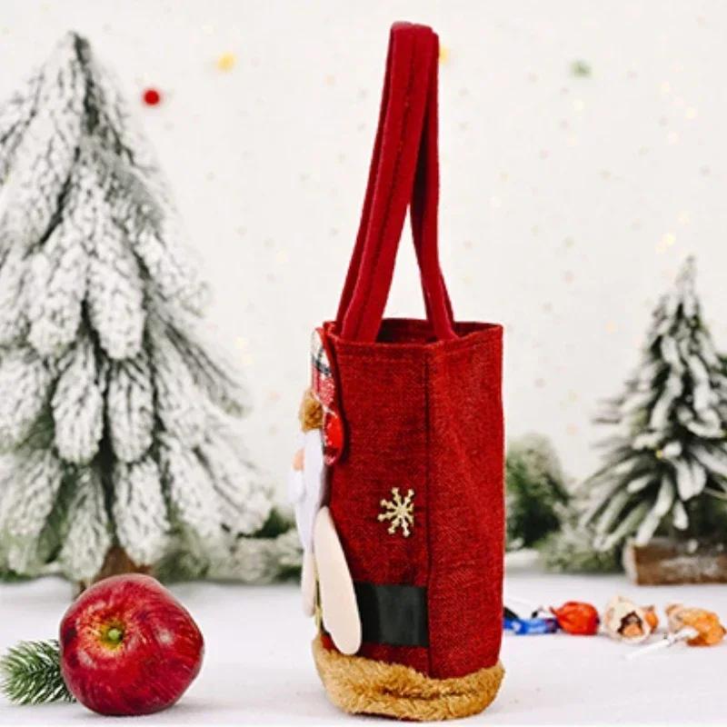 Multi-style Christmas Gift Bags Handbags Tote Bags Candy Bags Snowman Bear Gift Bags Storage Bags Christmas Decoration Bag