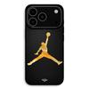 Coque Pour iPhone 17 Pro Jordan logo 23 nike basketball couleur dorée Maniacase