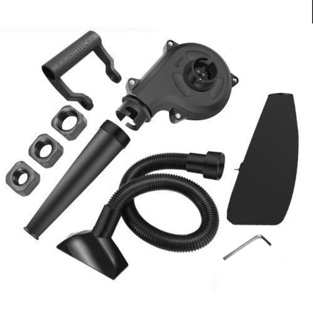 Angle Grinder Conversion Blower Compact Metal and ABS Handheld Electric Blower for Industry and