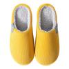 Cotton slippers women's autumn and winter couple home slippers indoor confinement shoes warm cotton shoes non-slip plush men's cotton tow