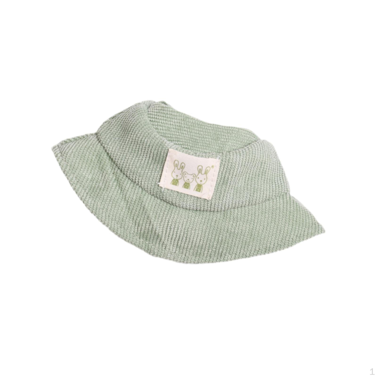 

15 см плюшевая кукольная шляпа аксессуары головной убор, мода, мягкий, создай свое собственное кукольное ролевое игровое платье зелёный