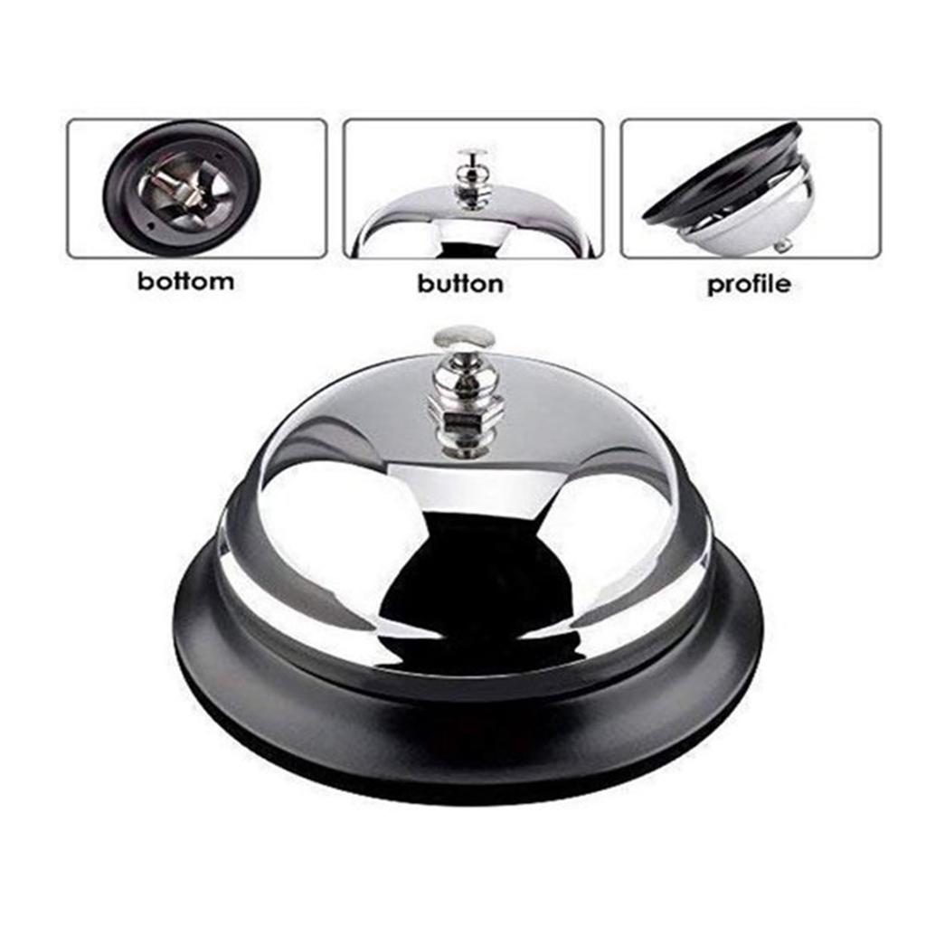 Convenient Stainless Steel Calling Bell Restaurant Kitchen Summoning Bell Calling Bell