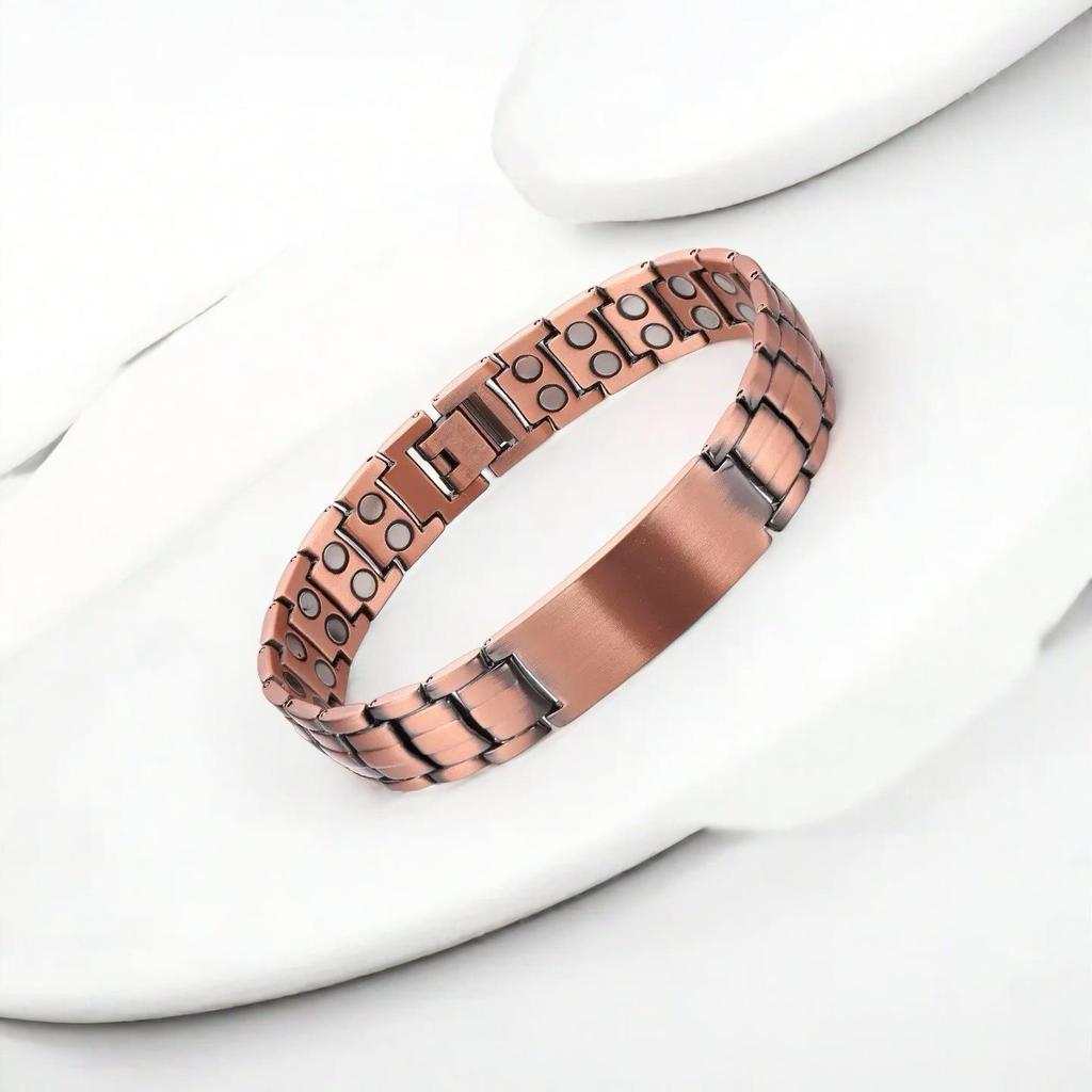 Magnetic Copper Couple Bracelet - Detachable, Fashionable, High-End Jewelry