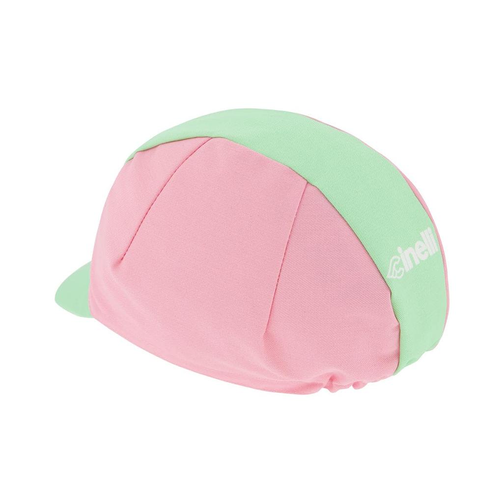 Cinelli Cap in Green Pink Winged-C &