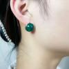 The "Sincere Bean" Earrings Can Be Worn On Both Sides. They Are High-end and Luxurious Stud Earrings with A Stylish Design.