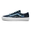 Vans Style 36 Fabric Abrasion Resistant Abrasion Resistant Low top Skateboard Shoes Unisex Blue White VN0A3DZ3RFL(Team613-)