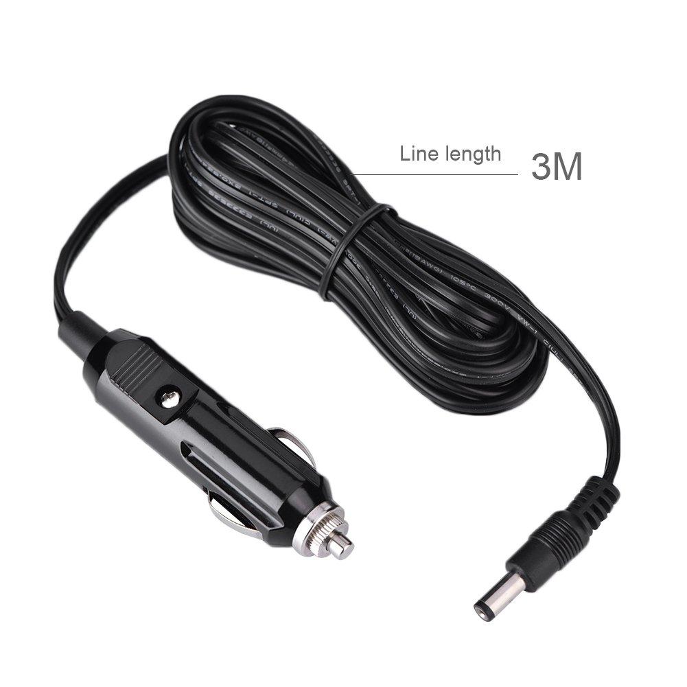 Cigarette Lighter Cable, Anauto 10A Car Cigarette Lighter 5.5mm X 2.1mm Cigarette Lighter Cord Adapter Cable for Car