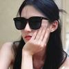 Classic Retro Black Square Sunglasses UV400 Protection Unisex Fashion Designer Shades for Men Women Summer Driving
