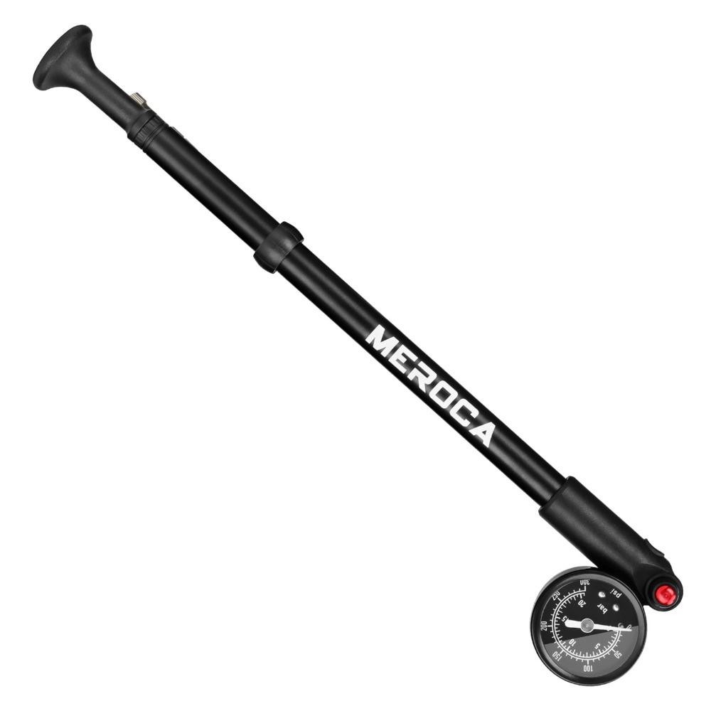 Black High Pressure Shock Pump Shock Pump with Gauge Air Pressure Adjustment