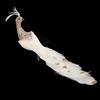 Glitter Simulation Peafowl Model Artificial Feathers Bird Home Garden Decoration