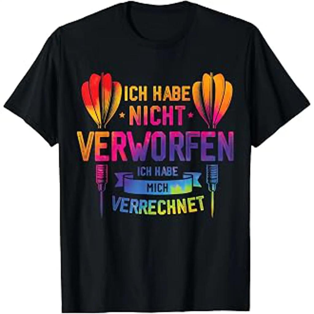 Darts Funny Saying For All Dart Players And Fans T Shirt Black S Vintage Stylish Graphic Slightly Fashion Soft Unisex