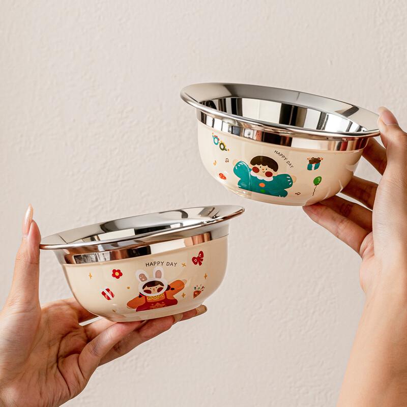 TREEJACK 316 Stainless Steel Children s 4-Piece Dining Set