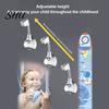 Adjustable Hand Shower Holder Easy Installation Waterproof Bracket Wall Mount Self-Adhesive for Home Lightweight Bathroom Accessory