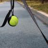 2023 Portable Hands-Free Dog Walking Tennis Ball Toy & Holder