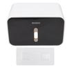 Toilet Paper Roll Box Cover Waterproof Punch Free Prevent Corrosion Wall Mounted Bathroom Tissue Holder Black