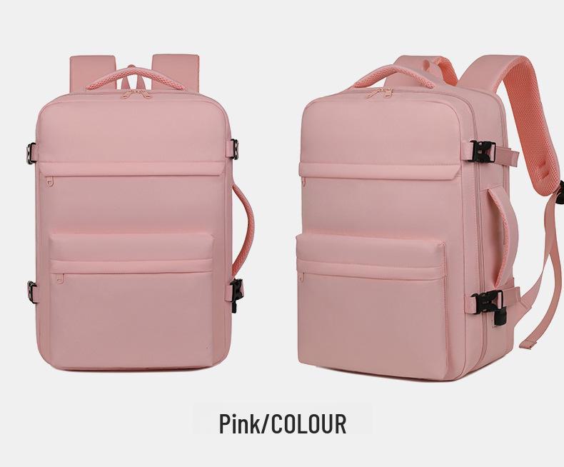 Versatile Large Capacity Travel Backpack & Trolley Bag - Perfect for Business, Commuting, and Laptop Storage